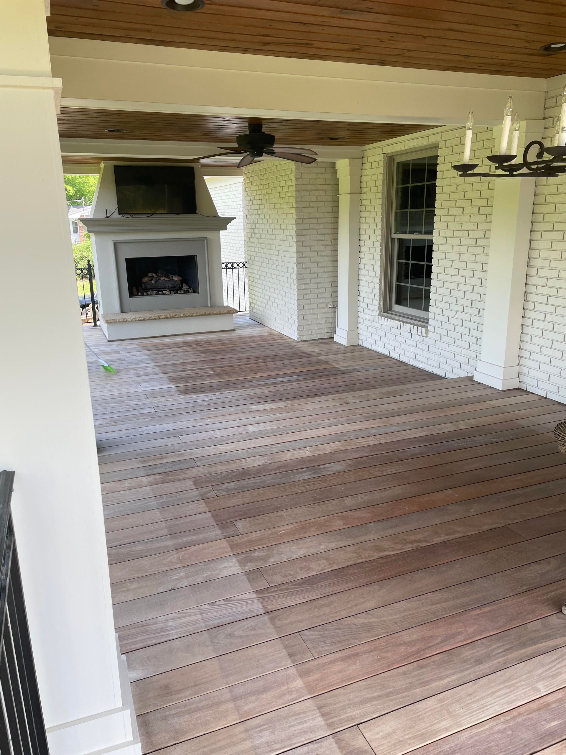 Ipe clean neutralized and dry