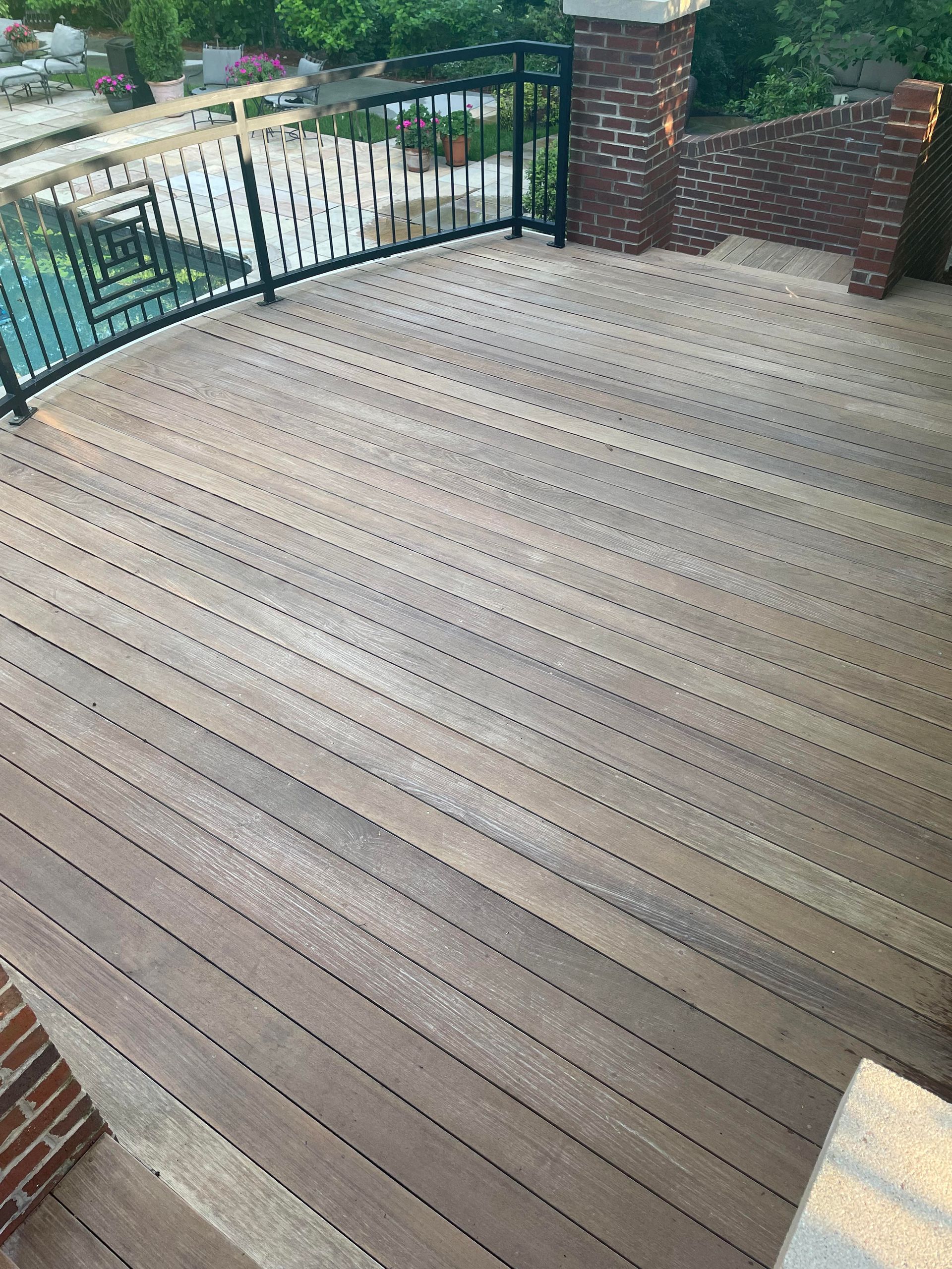 Ipe clean neutralized and dry