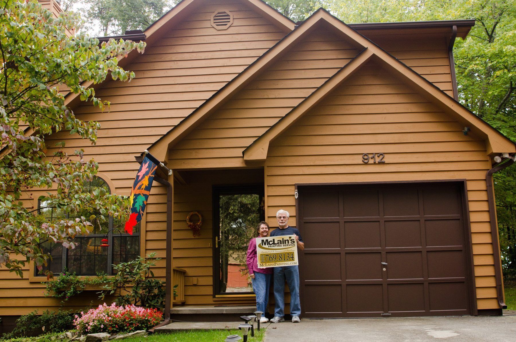 McLains residential exterior painting services