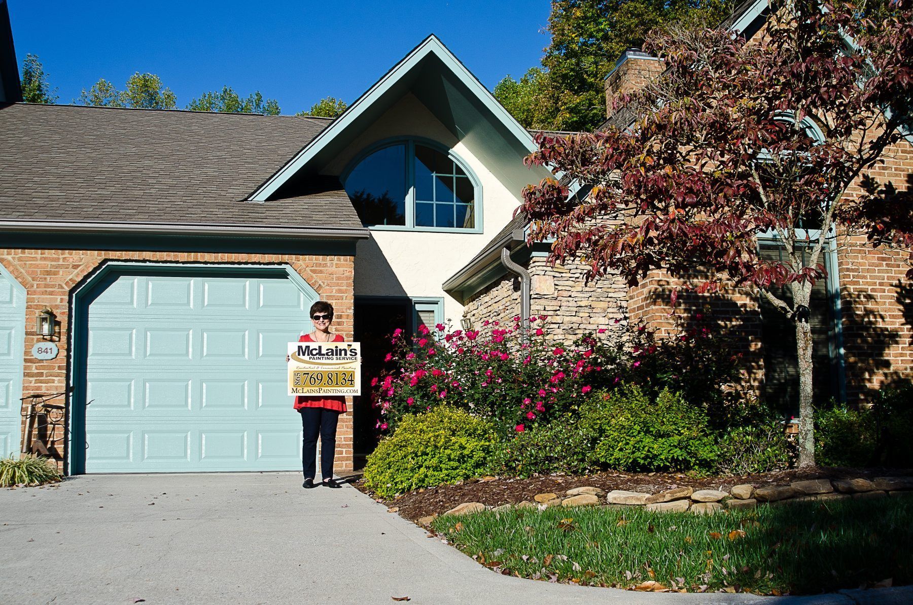 McLains home exterior painting