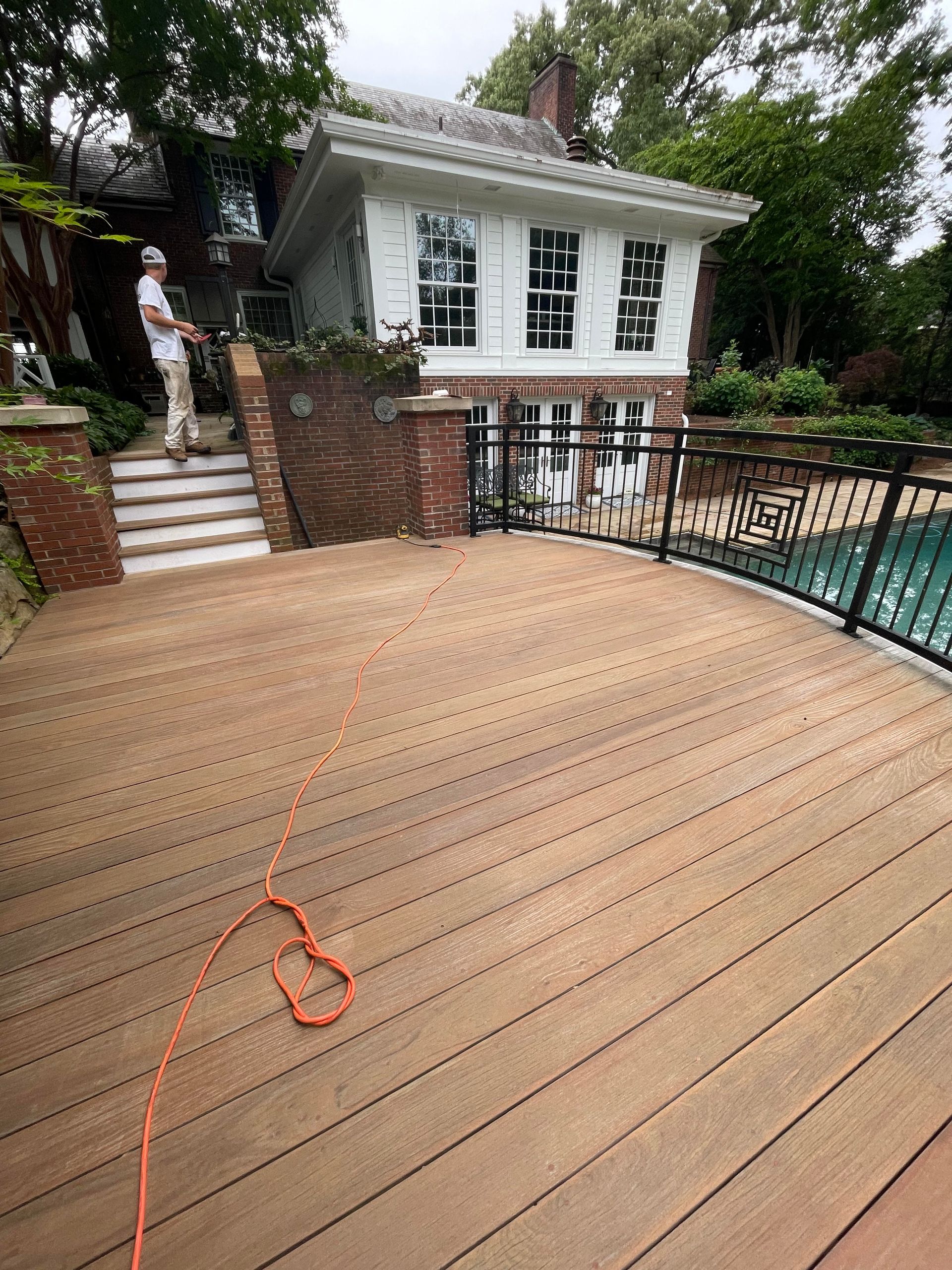 Ipe early sanding and prep