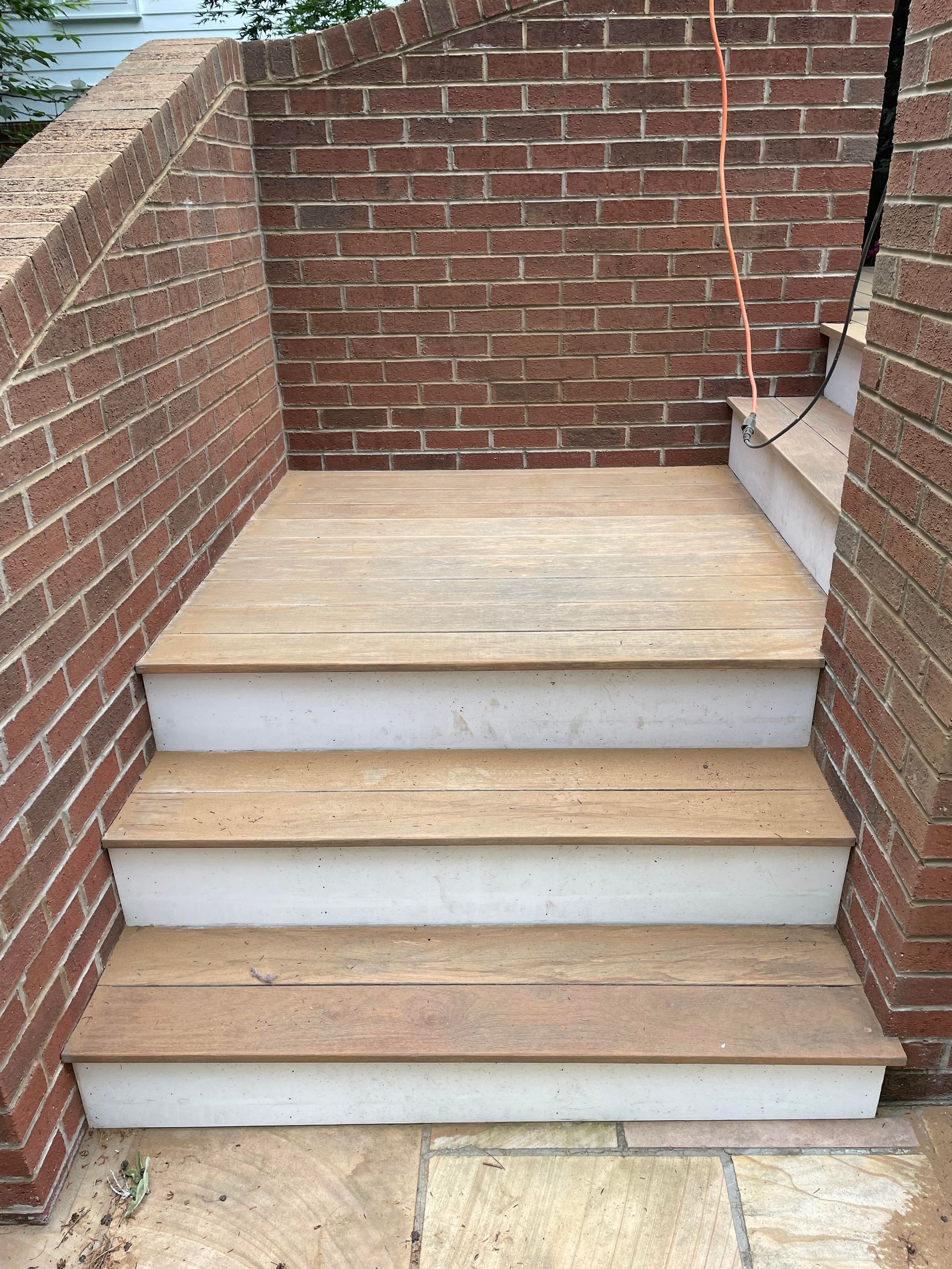 Ipe early sanding and prep