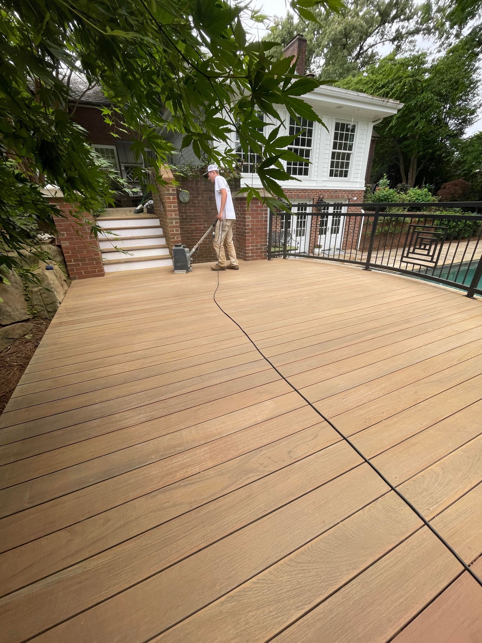 Ipe early sanding and prep