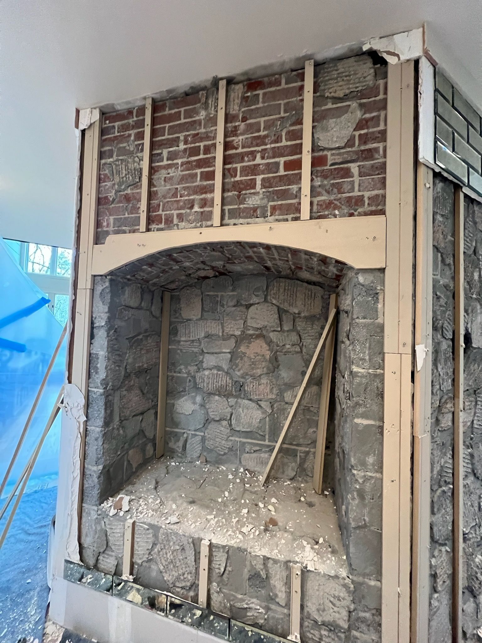 Remodeled Fireplace