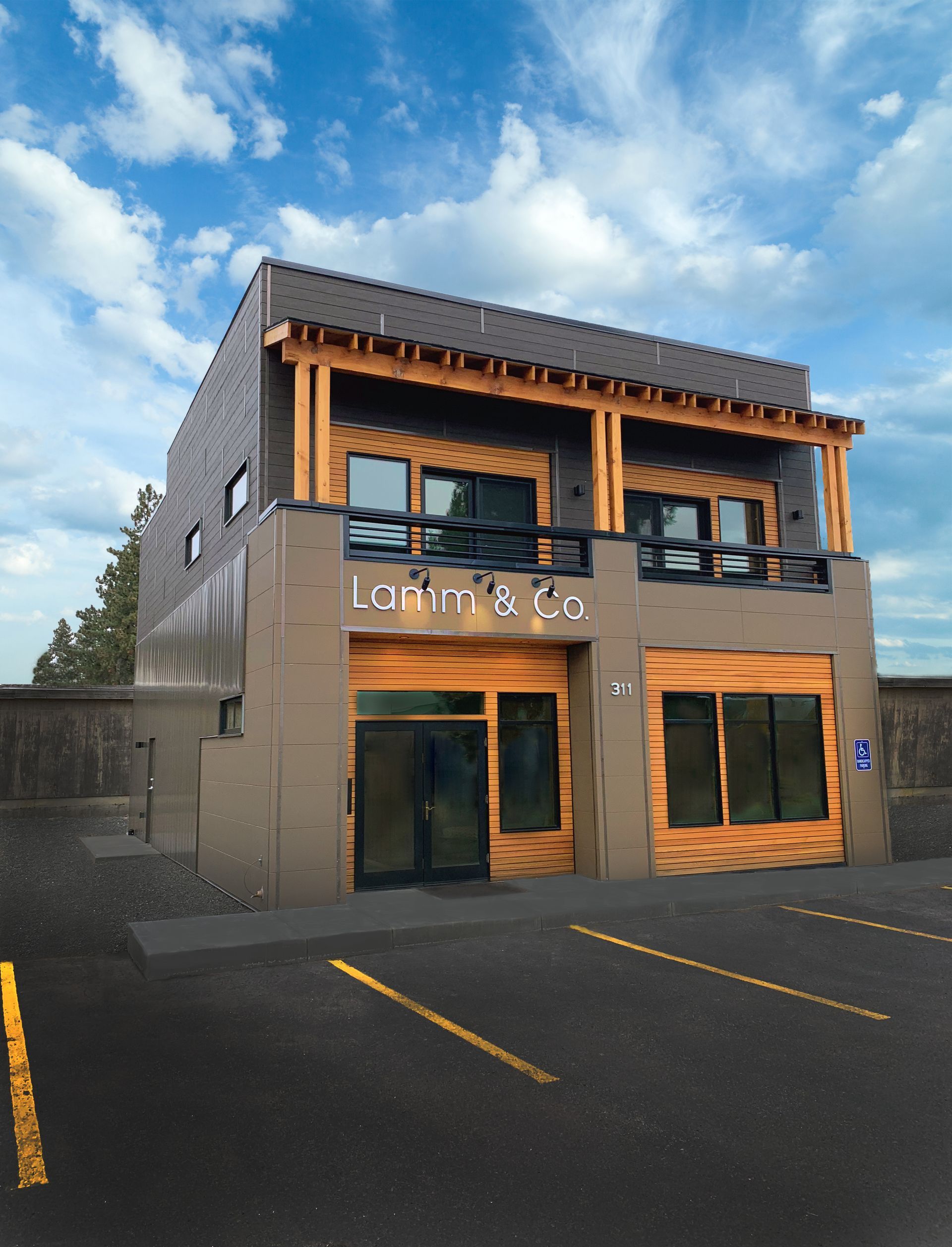 A building with the word loft on it