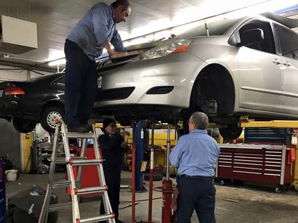 Certified Mechanics Inspect Vehicle at Golden Gears Automotive Inc - Rockville Auto Repair