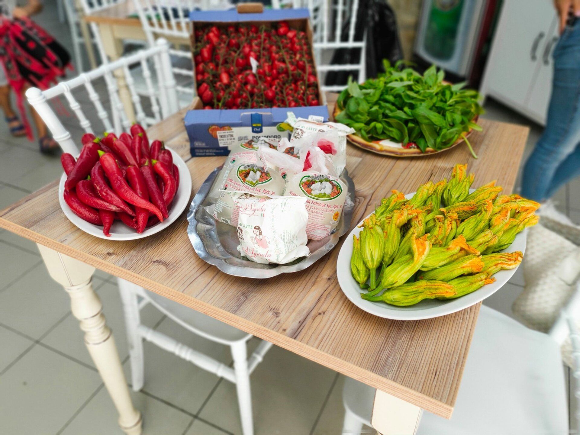 verdure e ingredienti genuini per condire le pizze