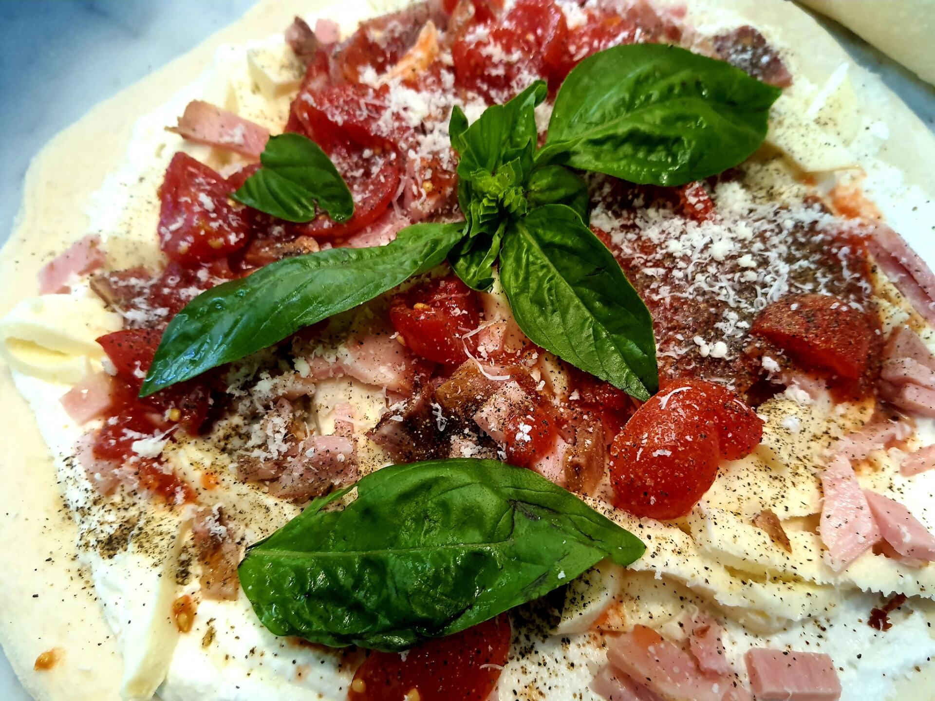 pizza al piatto cotta a legna