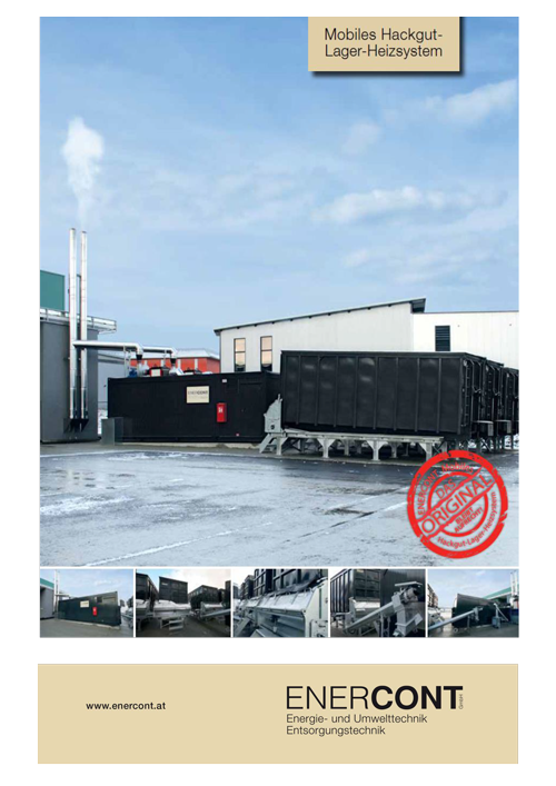 Prospekt mobiles Hackgutlager