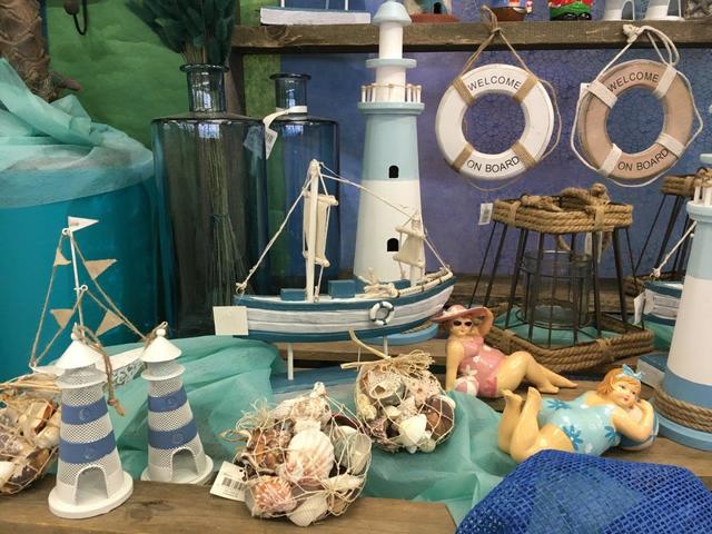 Conchiglie e articoli per decorazione di interni