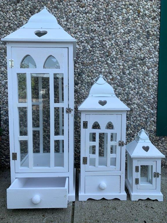 lanterne legno e vetro