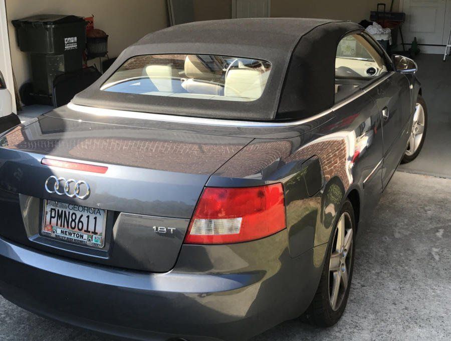 Black Luxury Car — Snellville, GA — The Convertible Top Man