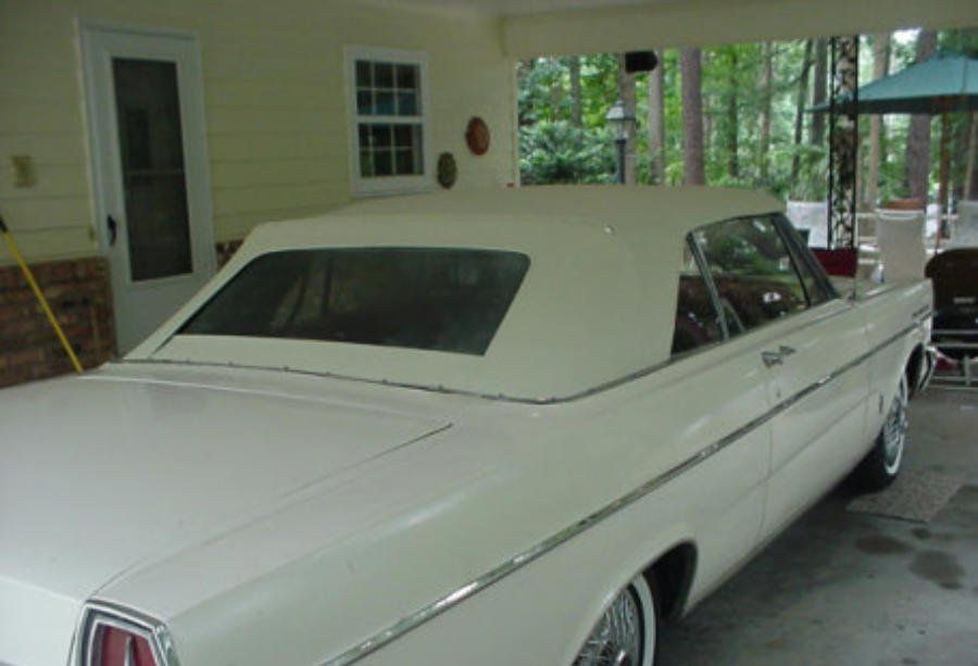 White Convertible Car — Snellville, GA — The Convertible Top Man