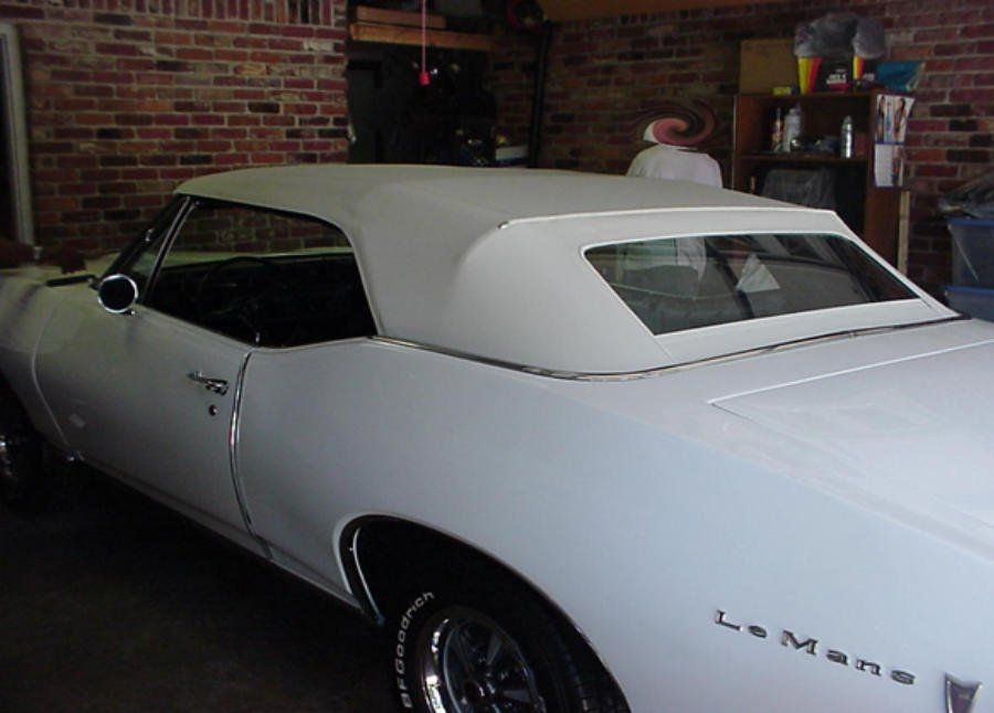 White Sports Car — Snellville, GA — The Convertible Top Man