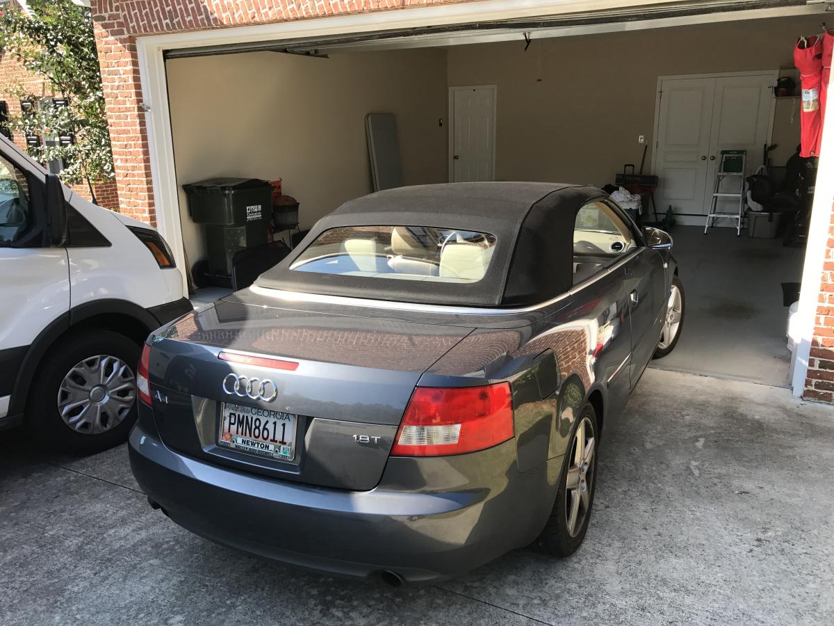 Black Convertible Car Top — Snellville, GA — The Convertible Top Man