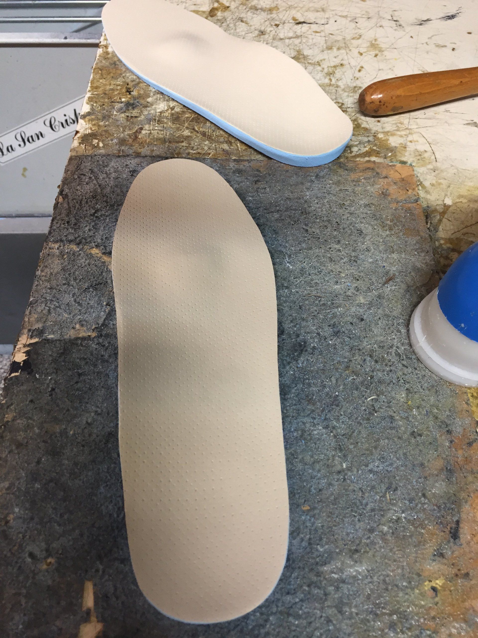 Plantare ortopedico chiaro