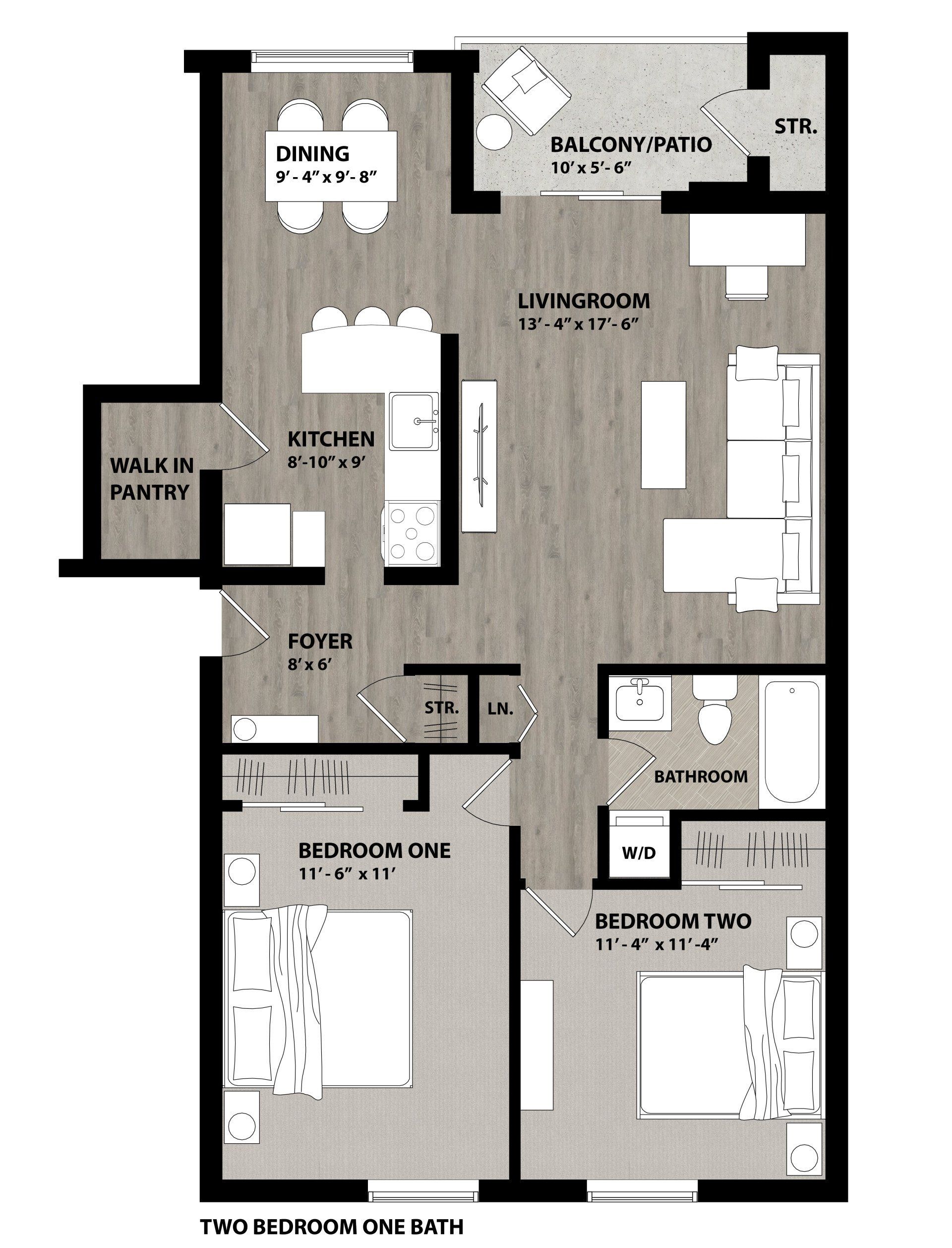 Tunbridge Apartments Floor Plans