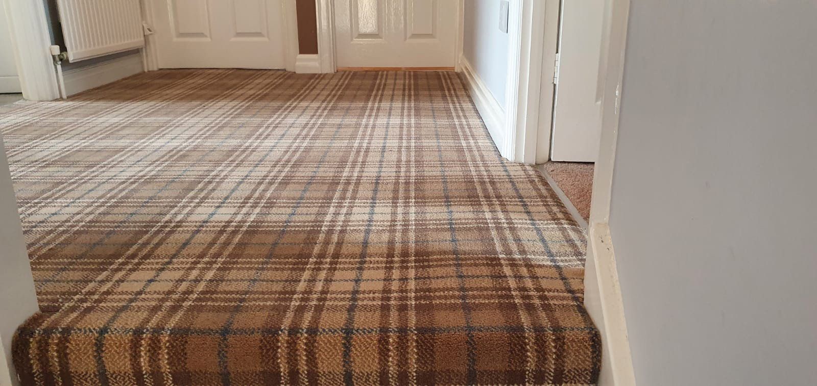 Warm tartan carpet