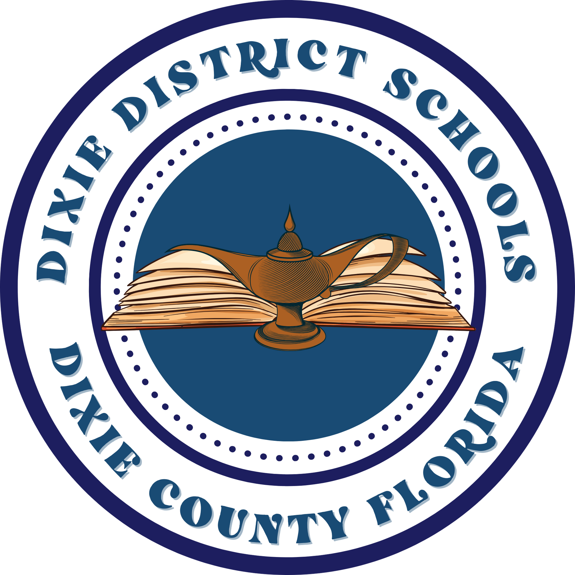 the logo for dixie district school in dixie county florida
