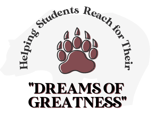 a logo for helping students reach for their dreams of greatness