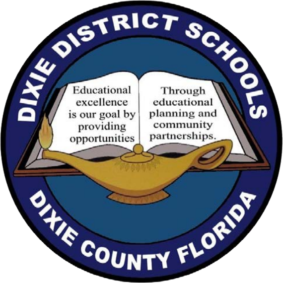 a logo for dixie district schools in dixie county florida