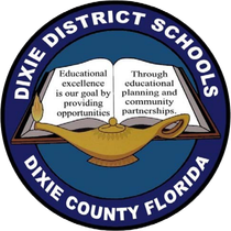 the logo for dixie district school in dixie county florida