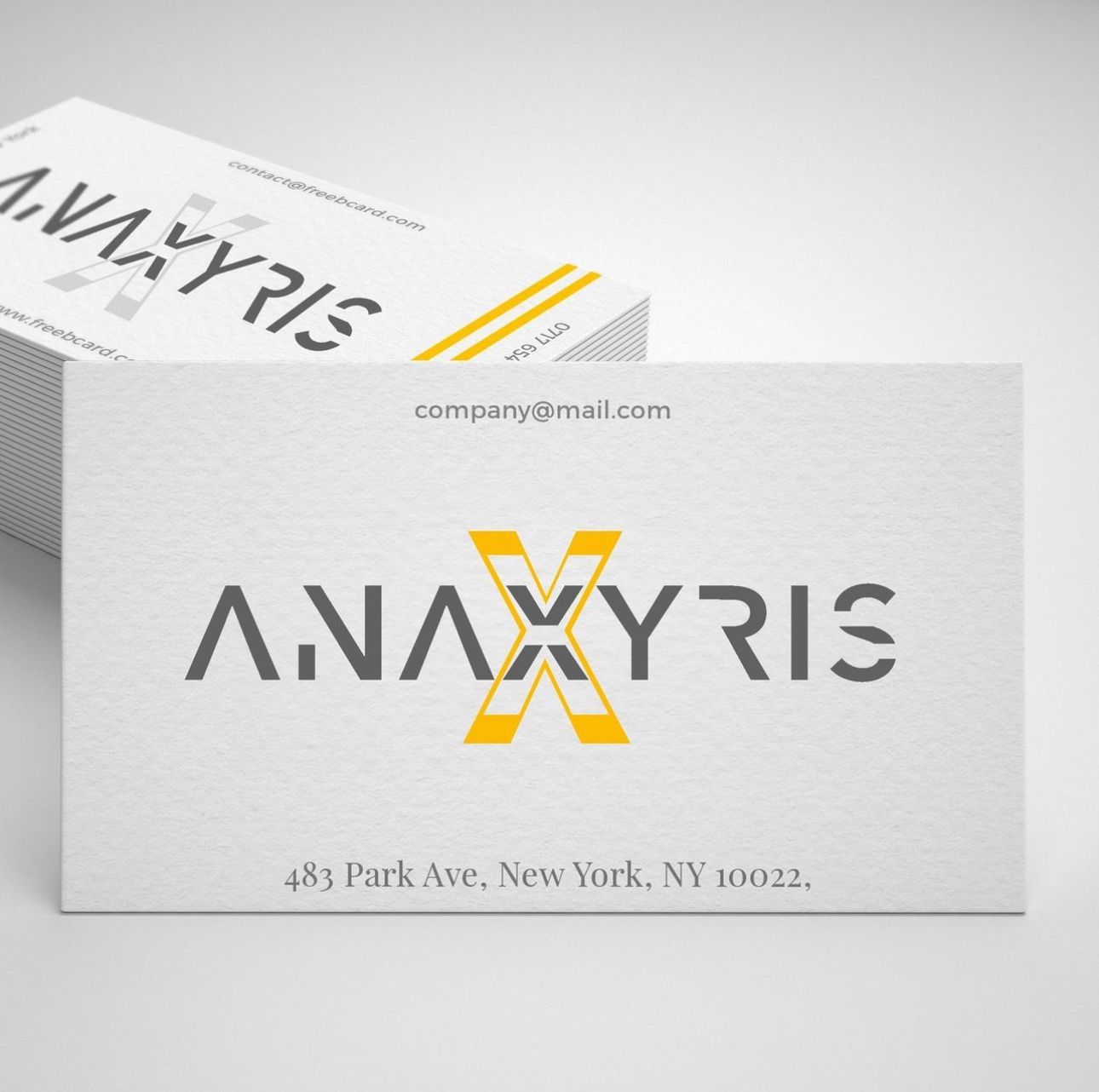 Logo ontwerp voor Anaxris – minimalistisch en professioneel brandingproject door GO 4IT-Studio