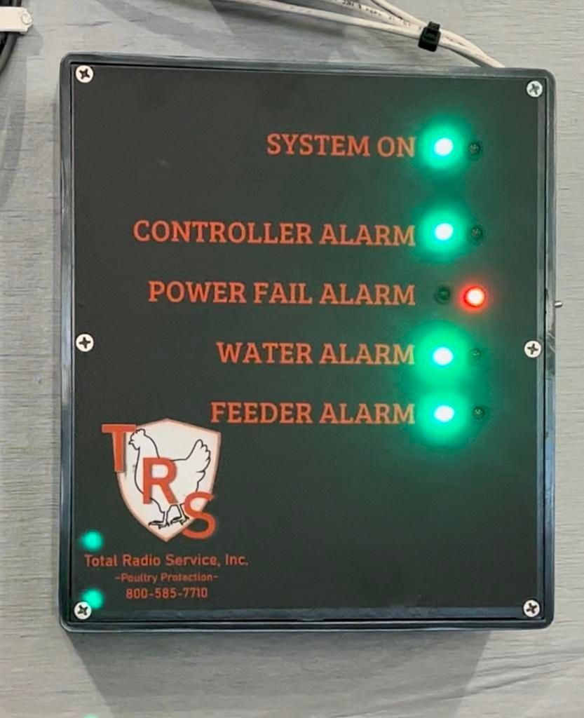 A black box with the word system on on it