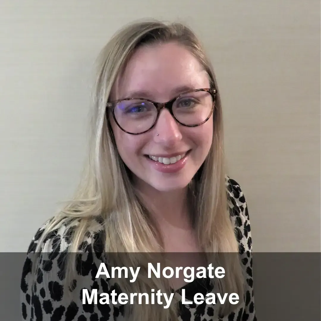 Amy Norgate Maternity Leave