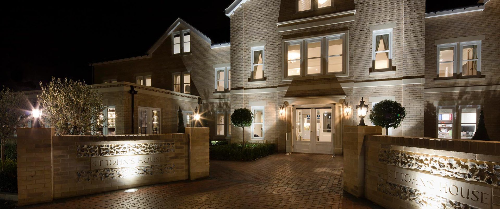 Exterior of St John's house - Assisted Living