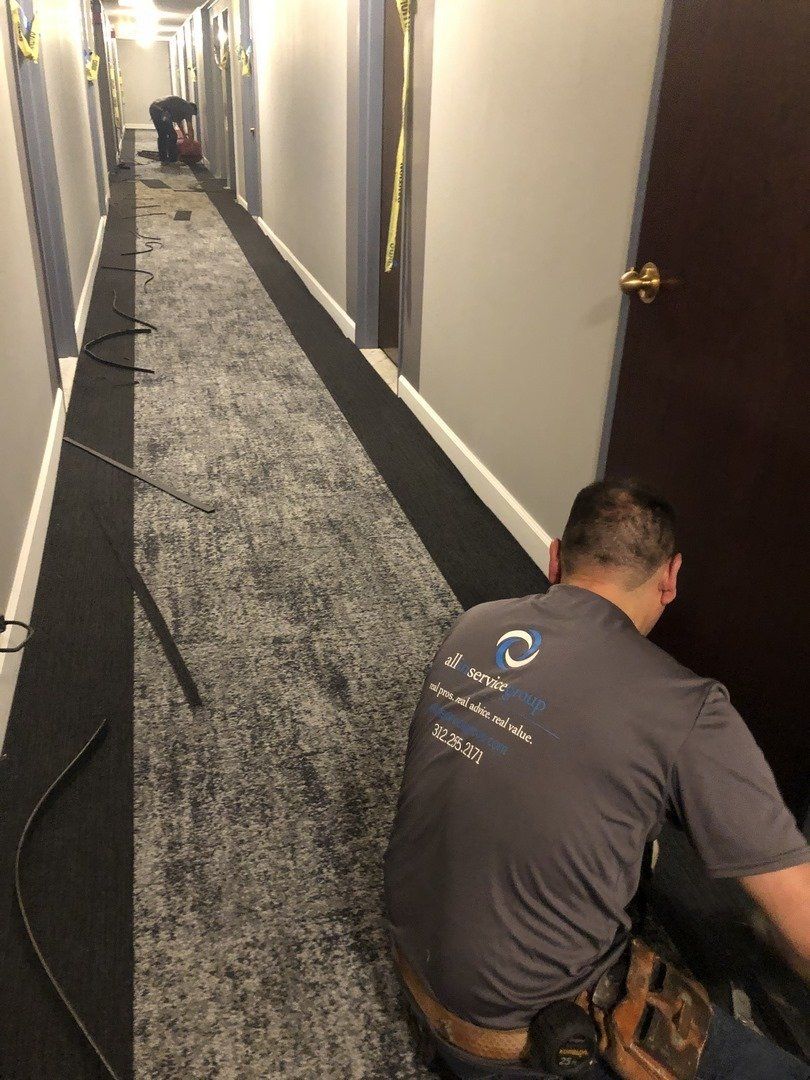 Commercial Carpet Installation Services Chicago, Carpet Installers