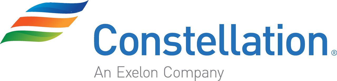 The logo for constellation an exolon company