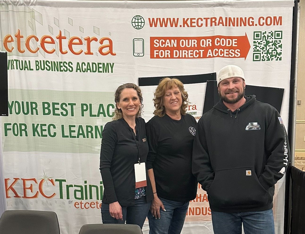 Commercial Kitchen Worker and White Truck