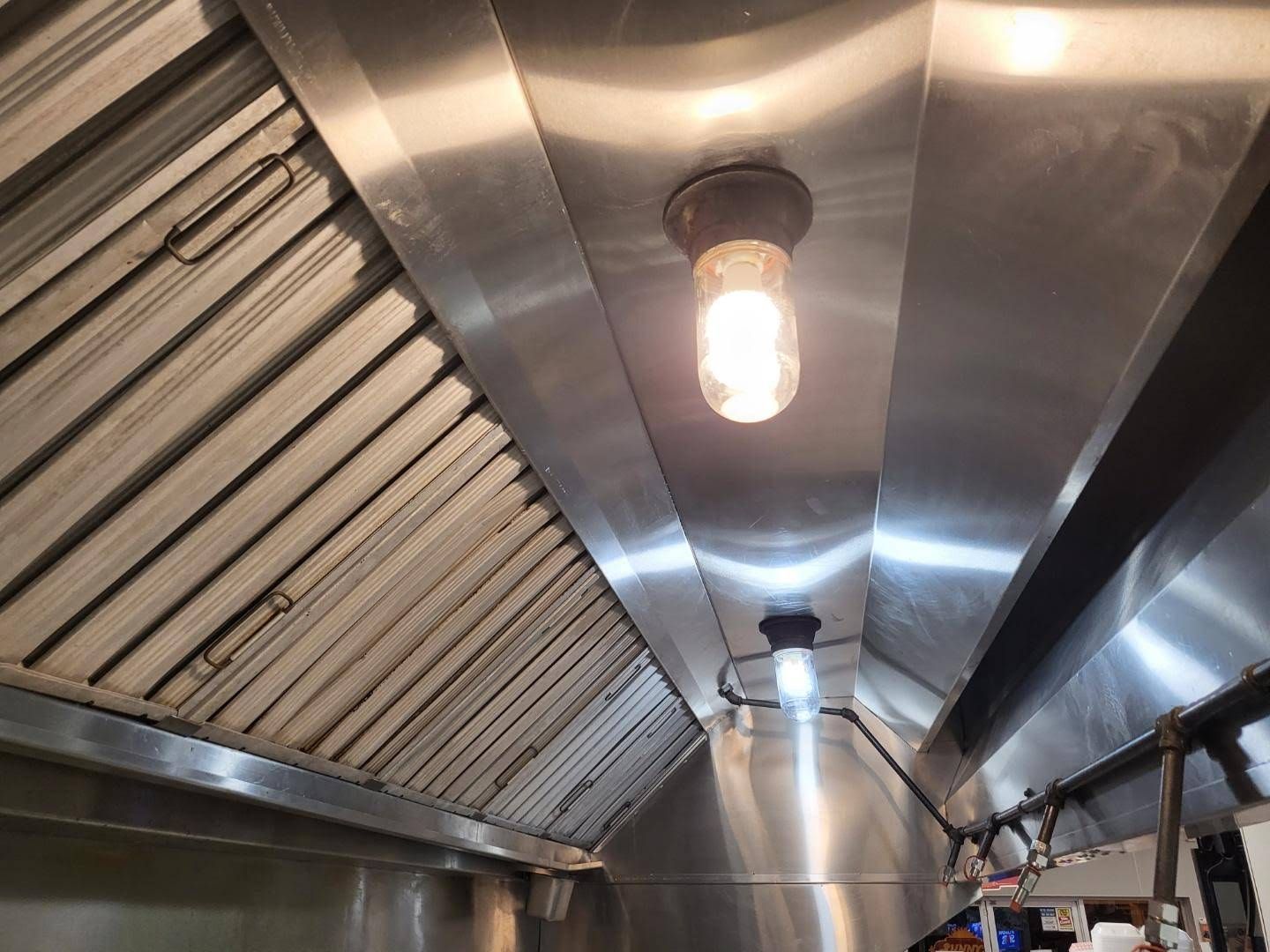 Inside View of a Commercial Kitchen Hood
