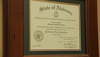Title Surveys — Michael Timothy Maher Certificate in Auburn, AL