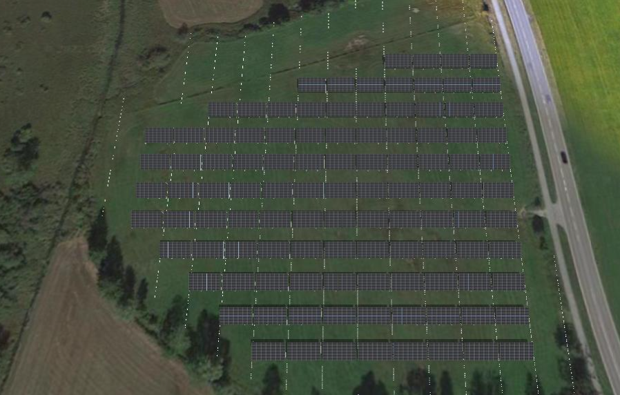 Planung eines Solarparks mit 1.820,07 kWp auf einer Fläche von 24.000 m² für das Benediktinerkloster Ettal in Garmisch-Partenkirchen, Bayern.