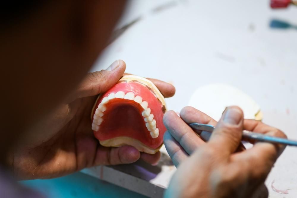 Crafting a High-Quality Acrylic Denture — Goonellabah Denture Clinic In Alstonville, NSW