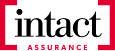 A red and white logo for intact assurance.