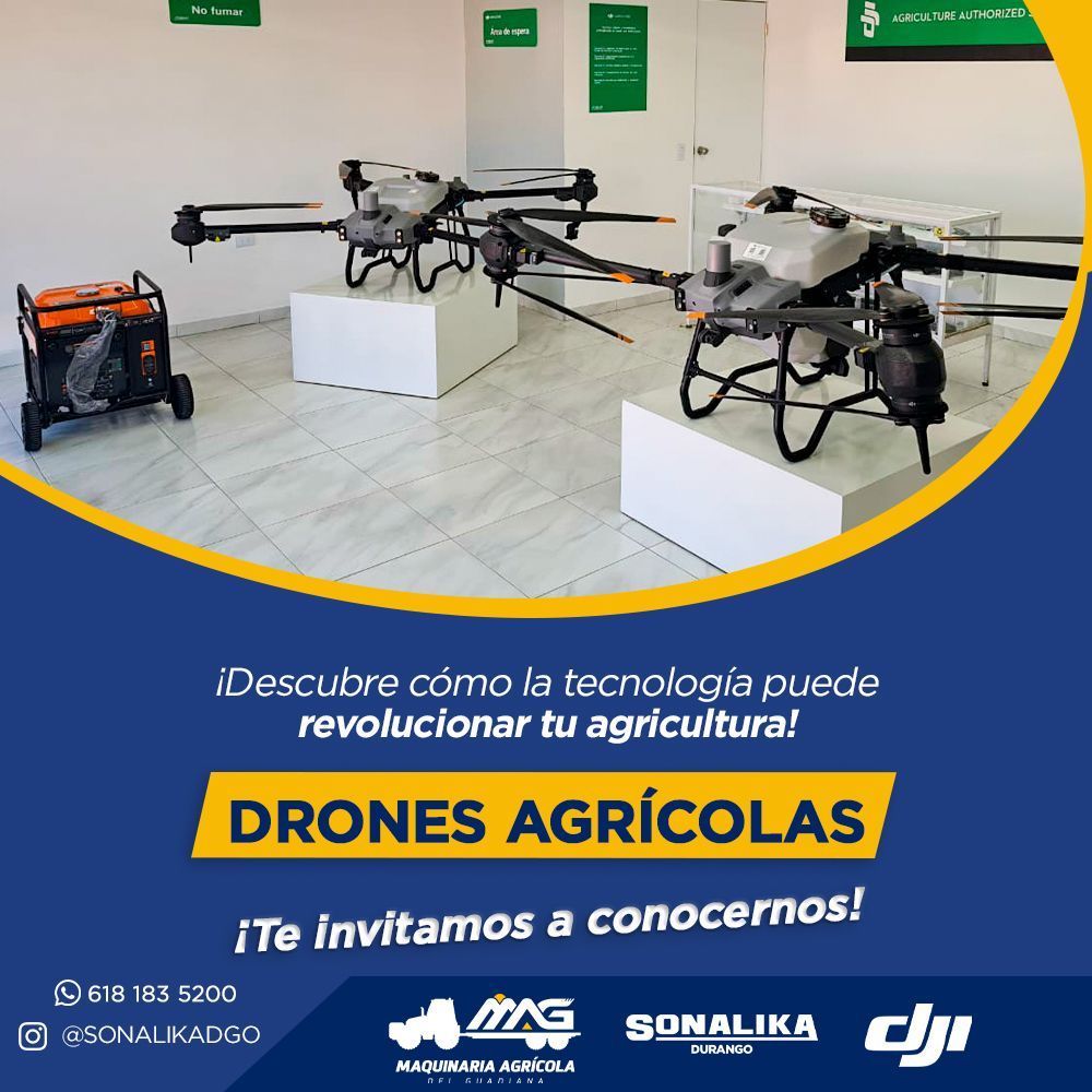 Drones agrícolas