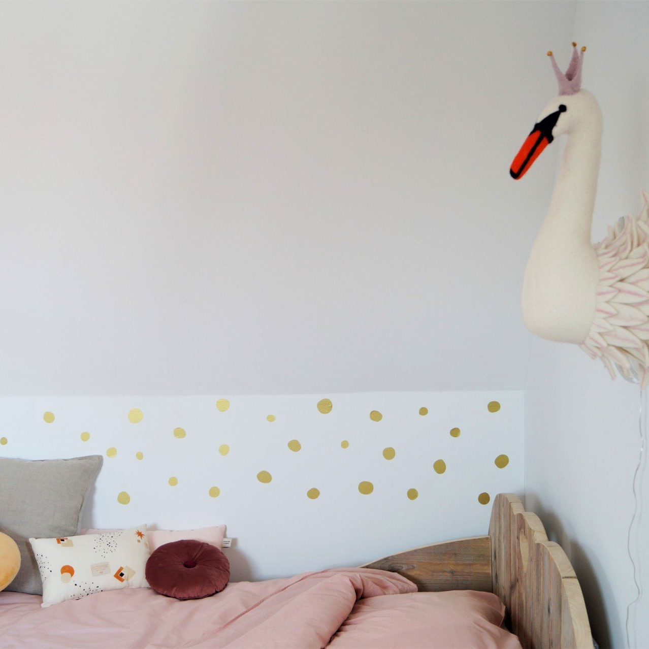 Meisjes kinderslaapkamer.