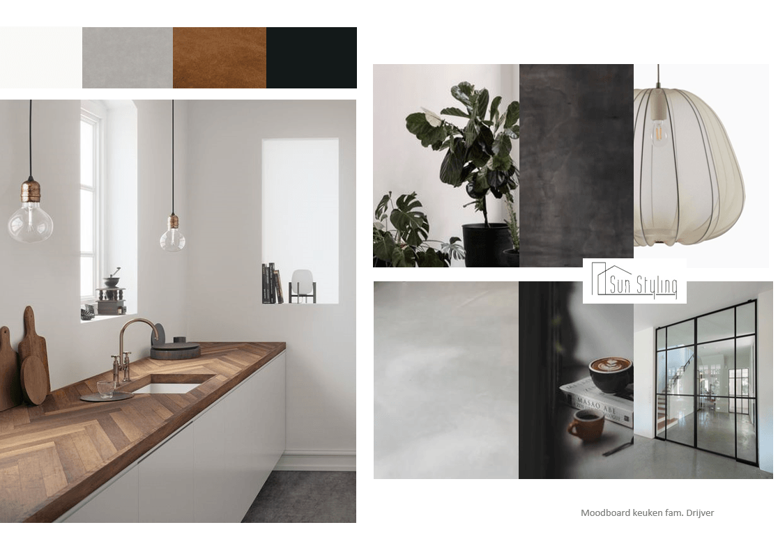 Sfeerbeeld keukenontwerp vrijstaande woning in Steenbergen.