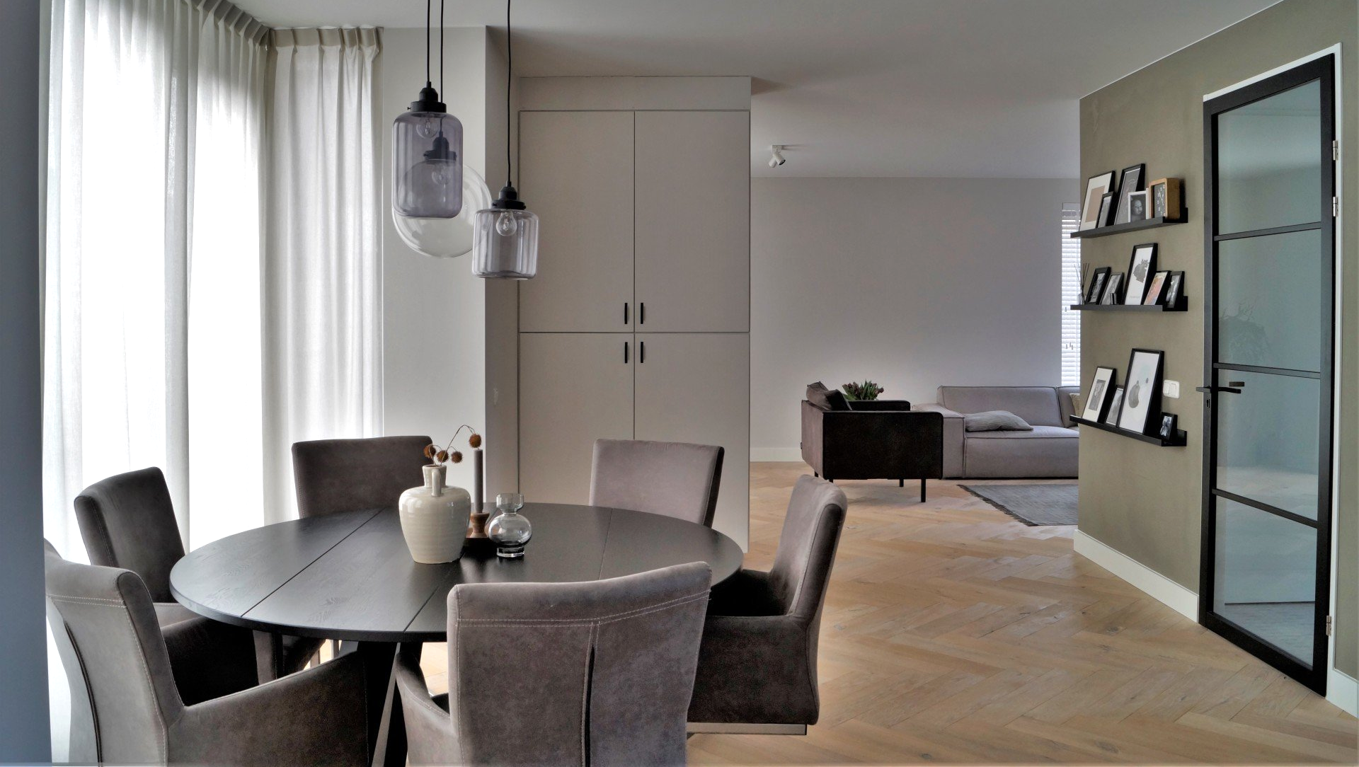 Opsplitsing van de woonruimte.