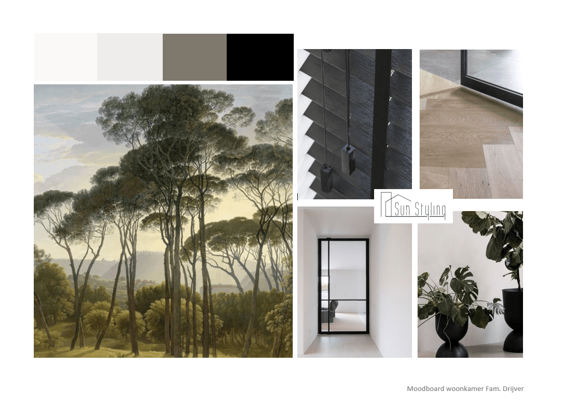 Moodboard vrijstaande woning in Steenbergen.