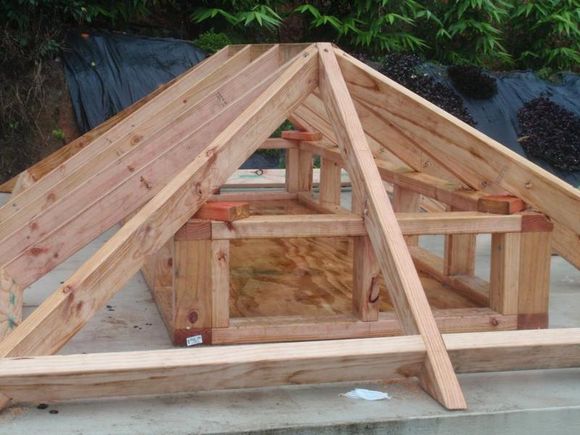 Wooden Roof Frame — Justmill Carpentry & Building in Cairns, QLD