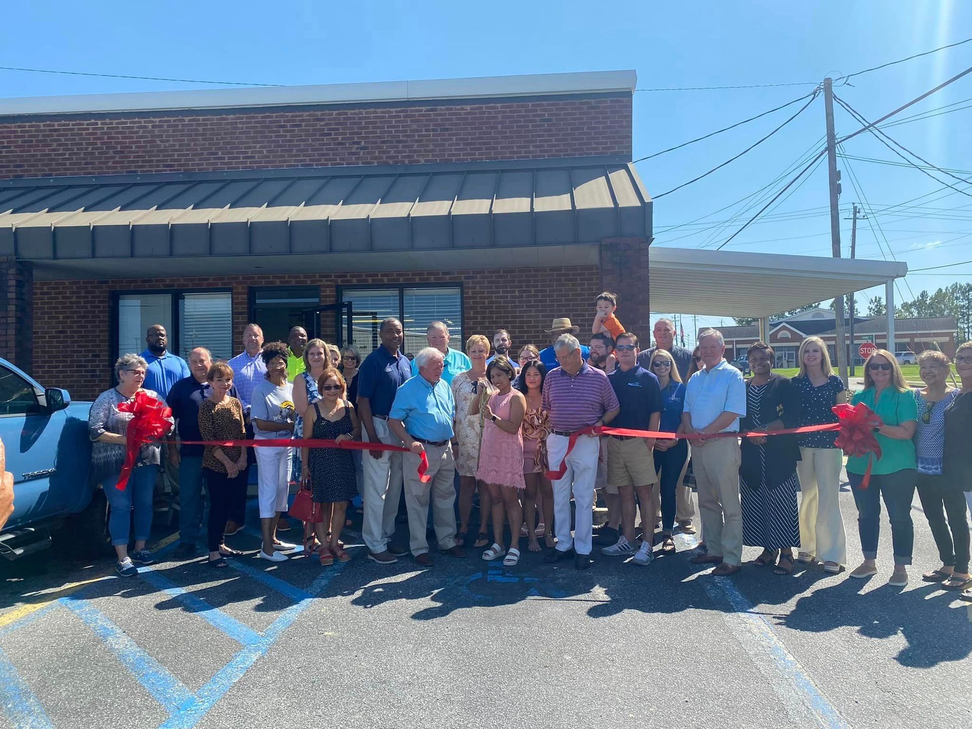 Ribbon Cutting for Hometown Cleaners