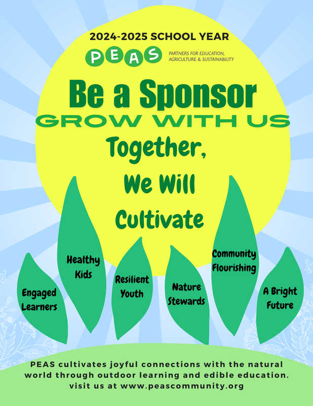 A poster that says be a sponsor grow with us
