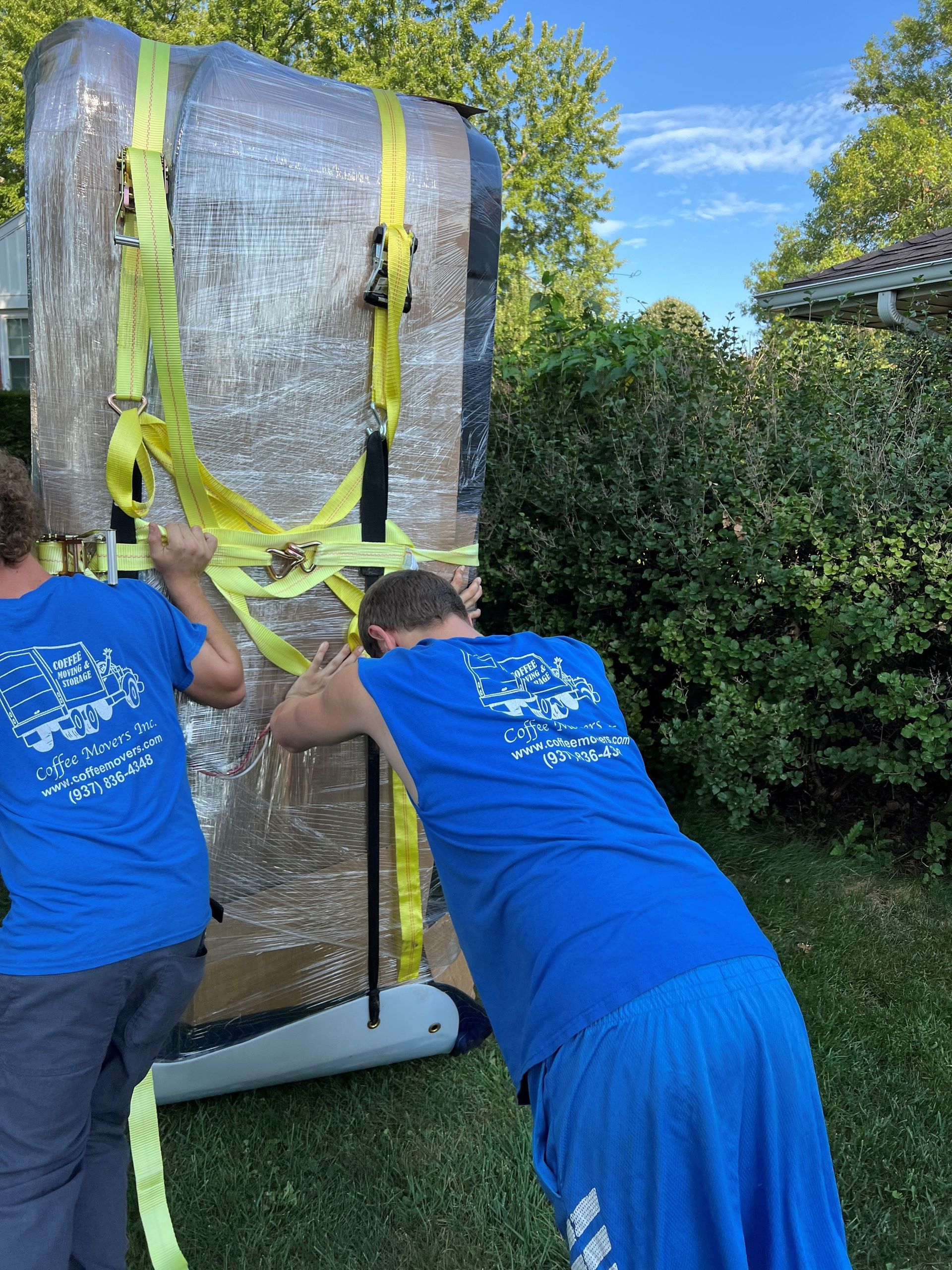 Hot tub moving services