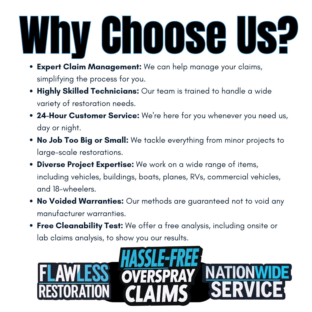 Just Like New: Quality Overspray and Paint Removal Services