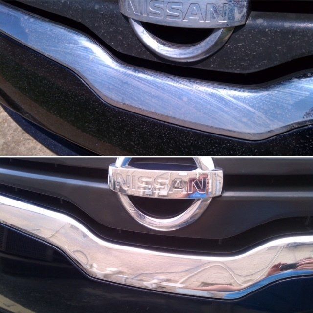 paint overspray removal on car