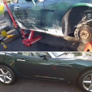 auto paint overspray removal